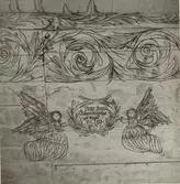 Takmålning i kapellet på Väderskär.