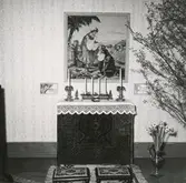 Interiör från Hullgrenska gården, vid invigningen till museum 1956.