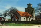 Vykort med motiv av Ås kyrka.