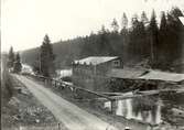 Vy från sågverket i Kvarnbro 1914.