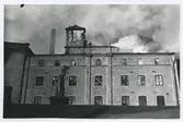 Ångkvarnen i Kalmar. Branden juli månad 1935.