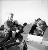 Taget på flygfält den 18 januari 1947