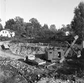 Kraftstation. Nybygge vid Strömdalen. Den 14 september 1949