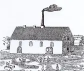 Ångkvarnen i Kalmar i äldre tider.