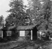 Fäbodstuga inom stadens gränser. Brorsbergs fäbodstuga, Norrlandet.


