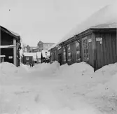 Källgränd, Gamla Gefle. Fotograferat 1953.
