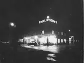 Philipsons i Gävle Bil AB.

Extreriörbilder från mitten av 1950-talet.

