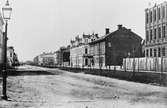 Nygatan på 1870-talet. Till höger Centralhotellet uppfört mellan åren 1875-1876.
