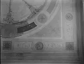 Tak i SV rummet övre våningen. (detalj cirka 1/4 del av taket)