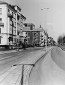 Vy från gatans västra ände mot öster (i förgrunden nr 3,5 och 7).
