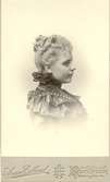 Sigrid Jeansson, elev i Rostad-skolan omkring 1868-1870. Skolkamrater till Maria Jeansson, född 1854.