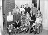Lövstedts familj, 50-årsdag. Foto i oktober 1947.
