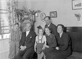 Familjebild, Gävle, 70-årsdag. Foto 1943.
