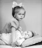 Barnen Johansson, Klippan. Foto i juli 1946.
