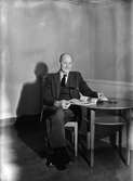 Johan Arvid Thorsell, banmästare. Foto den 14 december 1953.