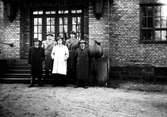 Konferens i Forsbacka den 24 april 1950. Fjärde mannen från vänster är ingenjör Arnold Andersson.