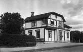 Järnvägsstationen i Bergsjö, 1928.