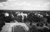 Utsikt mot norr från Sandvikens kyrka. Foto 1937.