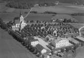 Flygfoto, Söderala kyrka. Foto 1932.