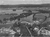 Flygfoto över Edsbyn. Foto 1939.