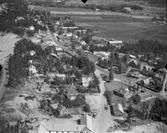 Valbo, Nybo. Med bland annat Skånska Cementgjuteriet nere till vänster, i mitten byggs en telegrafstation, brandstation lite till övre högerkant, skolan syns ungefär i mitten.
