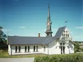 Hammarby, Gästrikland. Gästrike-Hammarby kyrka.
Kapellet är ett f.d. oxstall som byggdes om 1865

