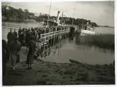 Skolresa till Wämö, Karlskrona 9/9 1935.
Foto: Åke Karlberg 9/9 1935.