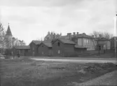 Gävle. Islandsplan med Immanuelskyrkan i bakgrunden
