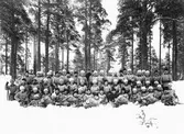 Militärer från I 14, vid en vintermanöver på Marma Skjutfält.