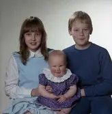 Syskonen Holm, Ängsullsvägen 30, Gävle. Den 2 december 1983