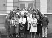 Klassåterträff på Islandsskolan. Den 19 september 1983.