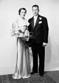 Carl-Olof och Signe Jansson, Björnhammaren, Hjortkvarn, Hallsberg kommun, Örebro län. Den 1 februari 1936

