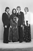 Brudparet Olsson, Nackstavägen 16 b, 852 74 Sundsvall. Den 16 november 1974