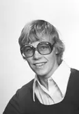 Ingrid Uppenberg, Hagaströmsvägen 21, Gävle. Den 14 november 1974