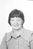 Margareta Persson, Riggargatan 14 B, Gävle. Den 7 september 1974.