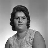 Okänd kvinna, Sjuksköterskeskolan. Augusti 1971

