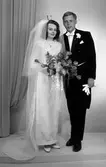 Brudparet, Kjell Sundin, Gävle. Den 4 maj 1968