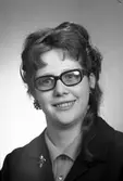 Kerstin Jonsson, Ladugatan 4 C, Gävle. Den 31 oktober 1968