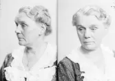 Fru Landelius. Doktor Landelius fru. Läkarvillan Åre.
