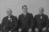 Anställda på Mattons Läderfabrik AB. I mitten Karl Jonsson (1890-1970).