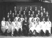 Konfirmationsgrupp med Pastor Ekman. Pingsten 1930