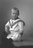 Gustaf Bedoire, gosse
