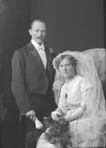Brudparet Götblad (Gothblad). Den 27 december 1913