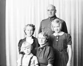 Kapten Thallén med familj