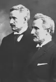 Viktor Nordin och okänd man


