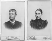 Mormor och morfar. Kopia. Fotografateljé A. Wallin. Sala

