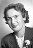 Karin Blomster, Engelbrektsgatan 8, Gävle. 30 november 1944.