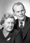 Herr Erik Simeon Hockman med fru Annie Ragnhild, Skutskär. 3 december 1944.