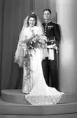 Brudparet Löjtnant Rydvall. 27 december 1944.
