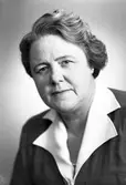 Fru Hedlund. 28 december 1944. Gift med disponent A. Hedlund på Gävle Varv.